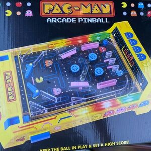 Arcade Pinball Game - Yellow and Blue